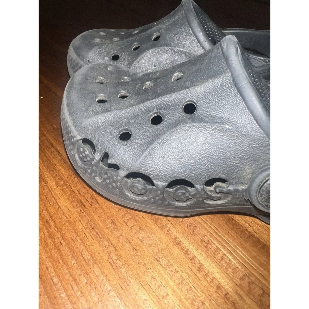Crocs Baya Black‎ Clogs Slip on Shoes Size C 7 Toddlers Unisex Kids